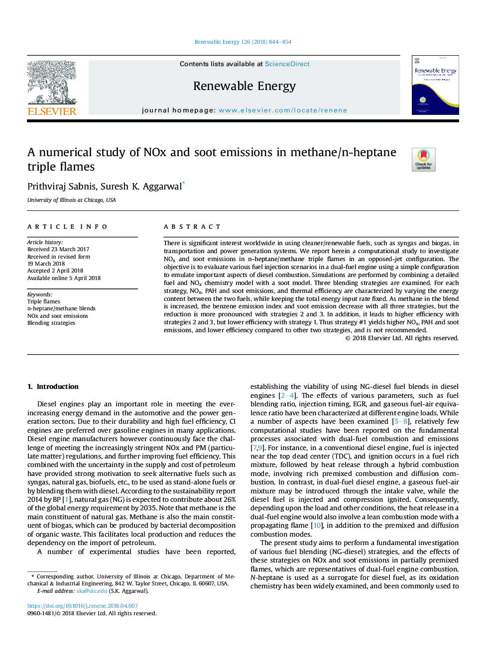 A numerical study of NOx and soot emissions in methane/n-heptane triple flames