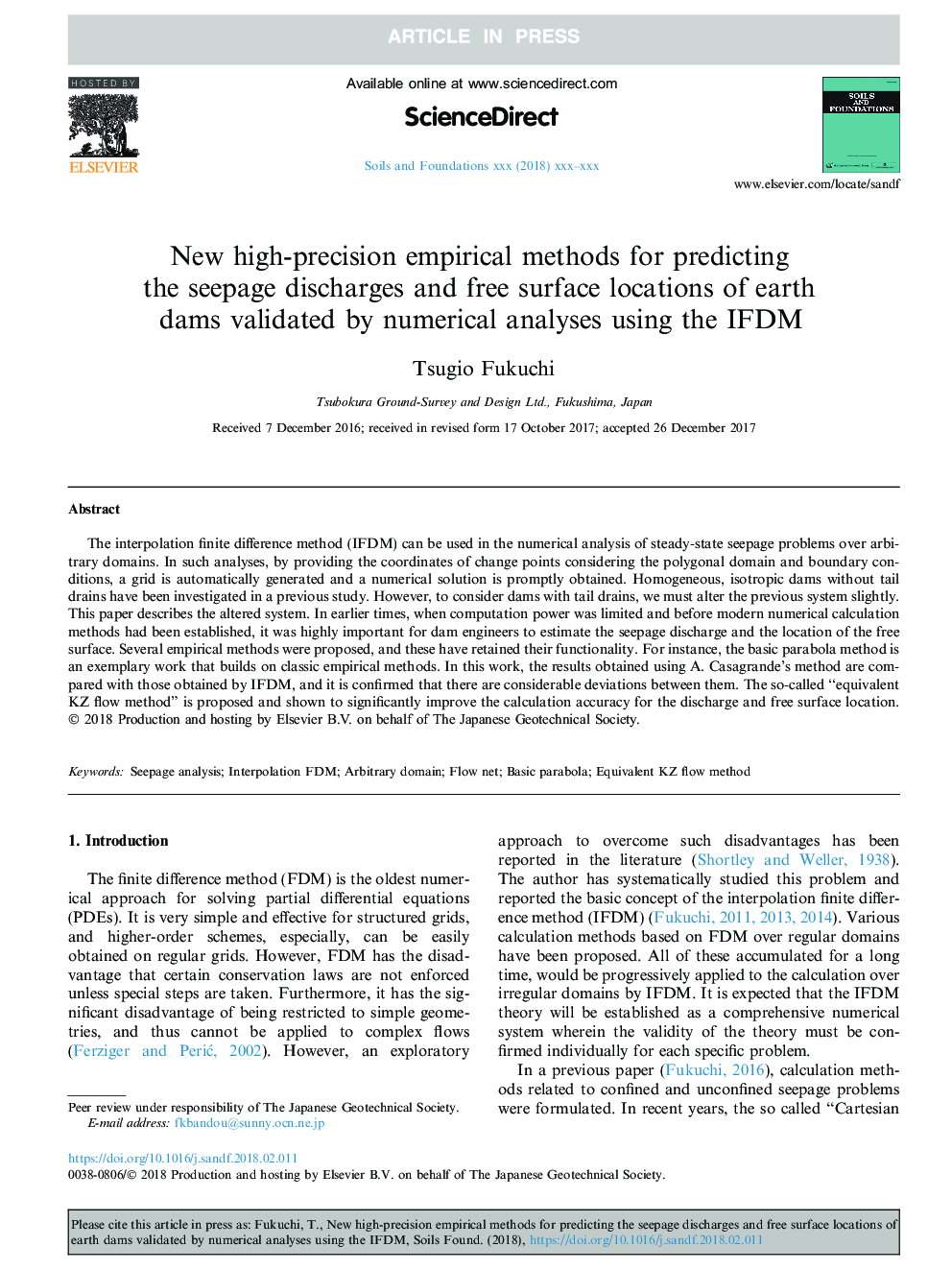 New high-precision empirical methods for predicting the seepage discharges and free surface locations of earth dams validated by numerical analyses using the IFDM