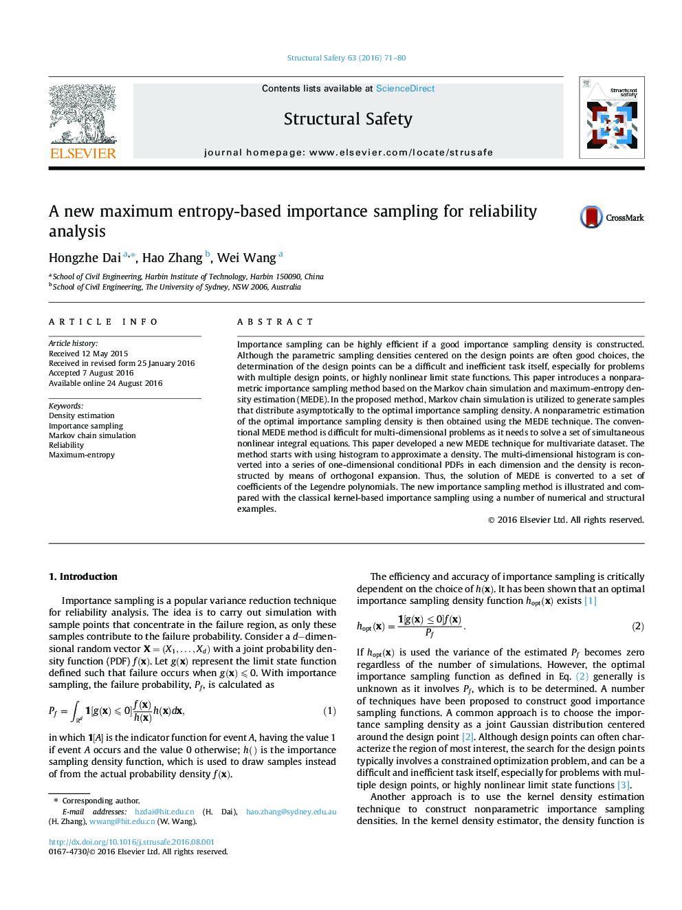 A new maximum entropy-based importance sampling for reliability analysis