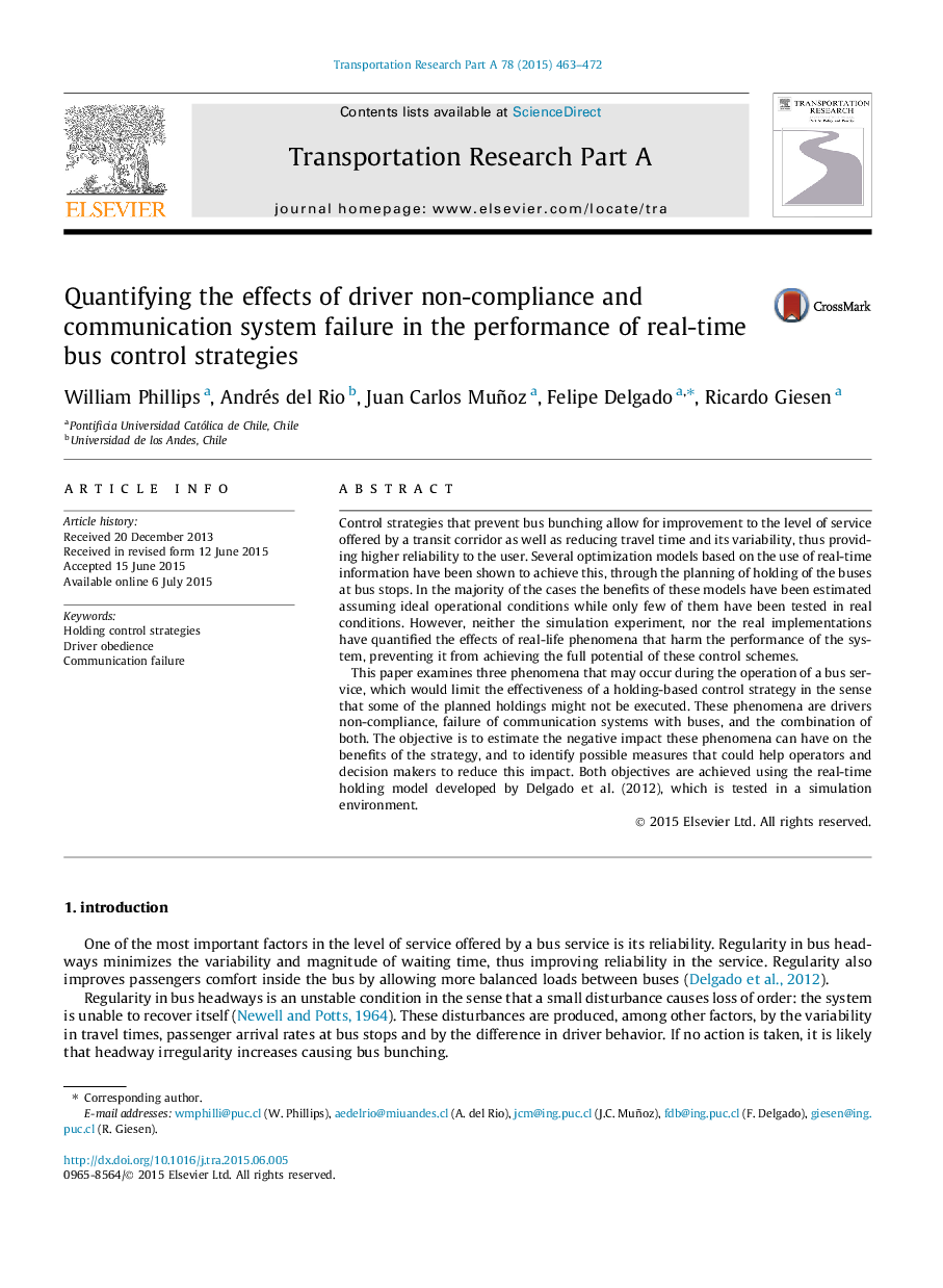 Quantifying the effects of driver non-compliance and communication system failure in the performance of real-time bus control strategies