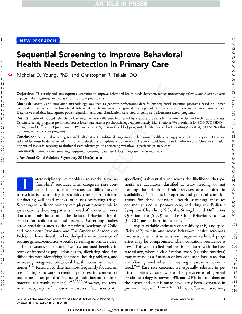 Sequential Screening to Improve Behavioral Health Needs Detection in Primary Care