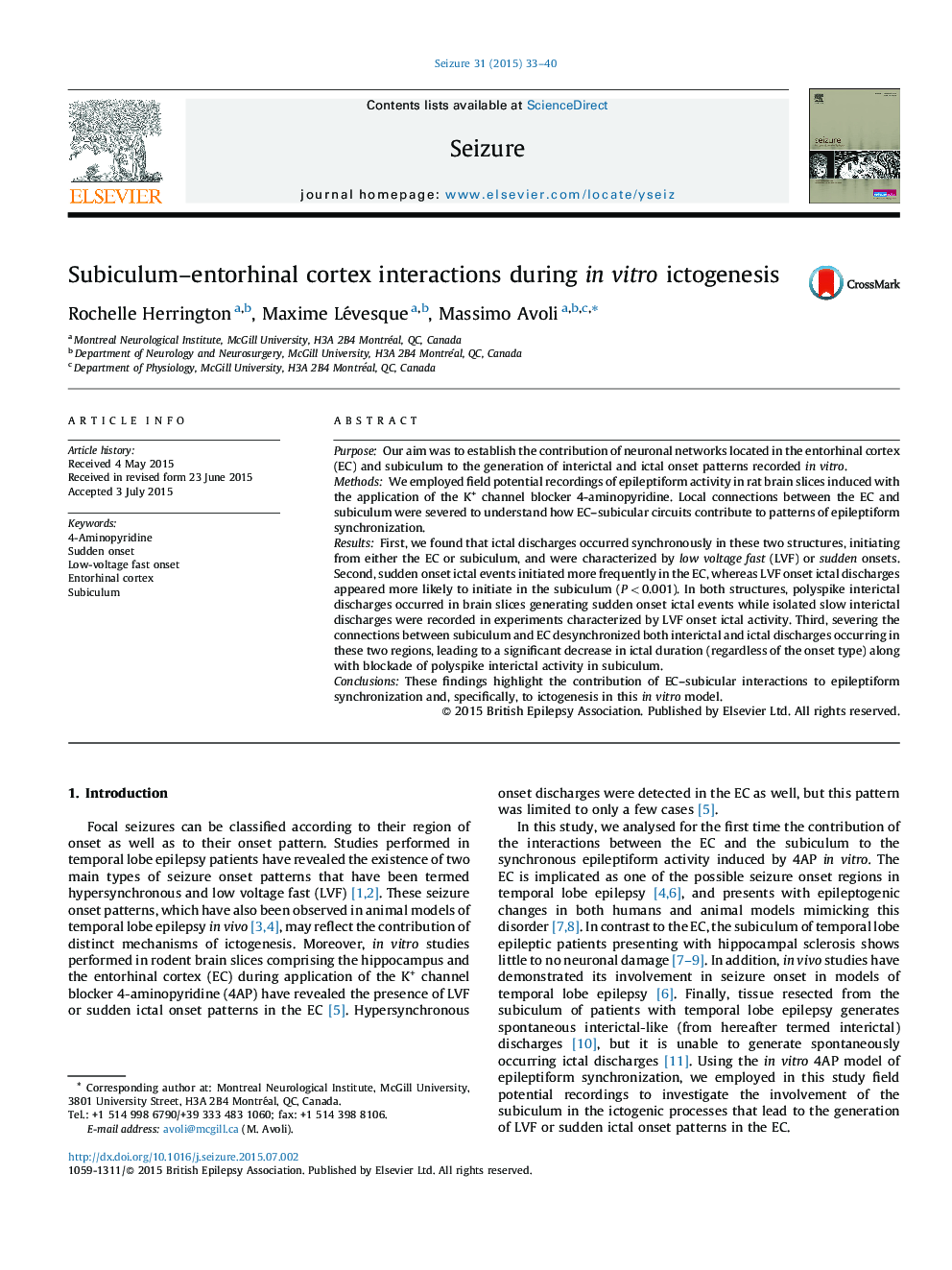 Subiculum-entorhinal cortex interactions during in vitro ictogenesis