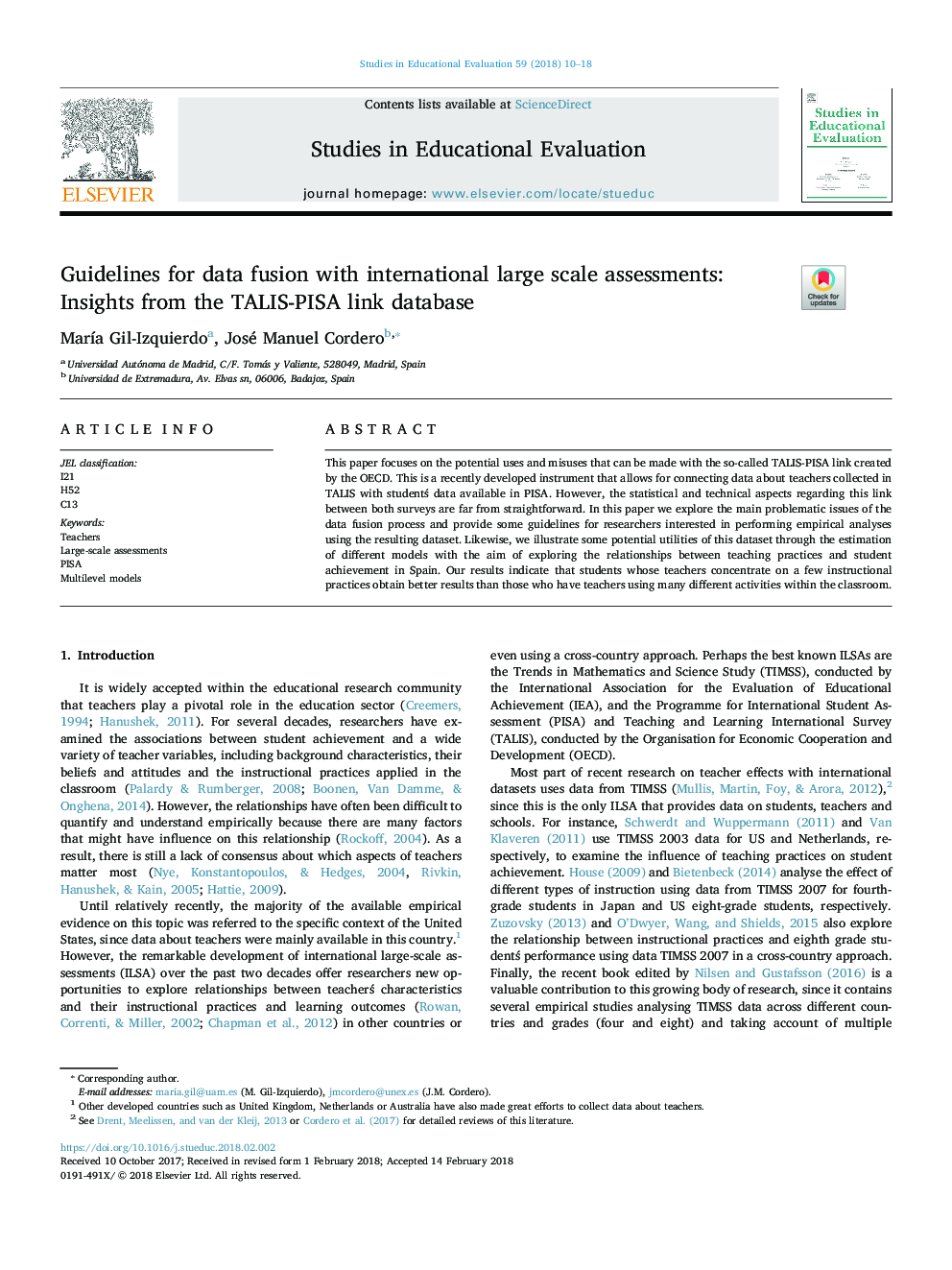 Guidelines for data fusion with international large scale assessments: Insights from the TALIS-PISA link database