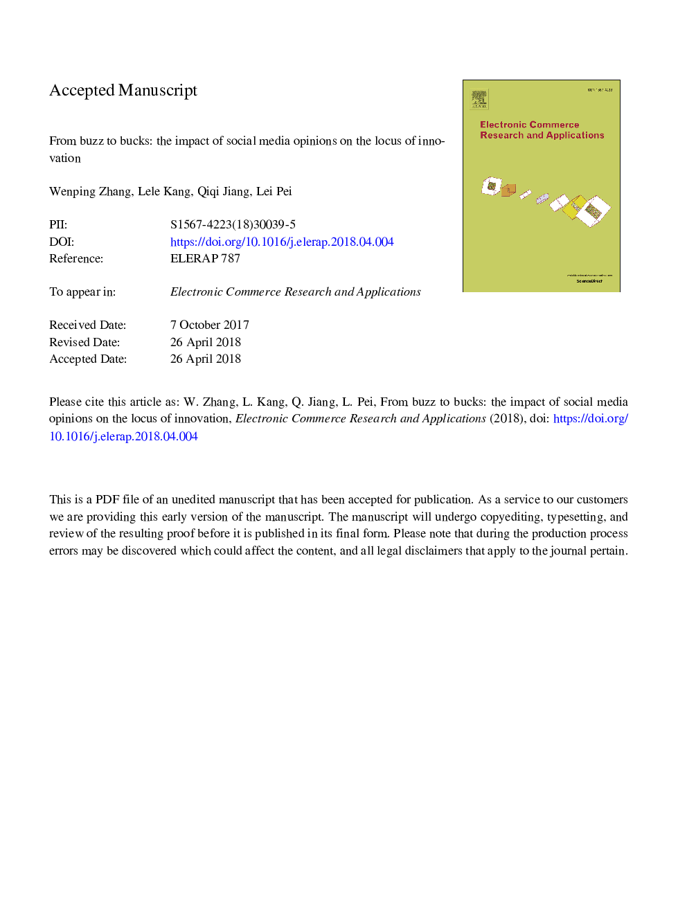 From buzz to bucks: The impact of social media opinions on the locus of innovation