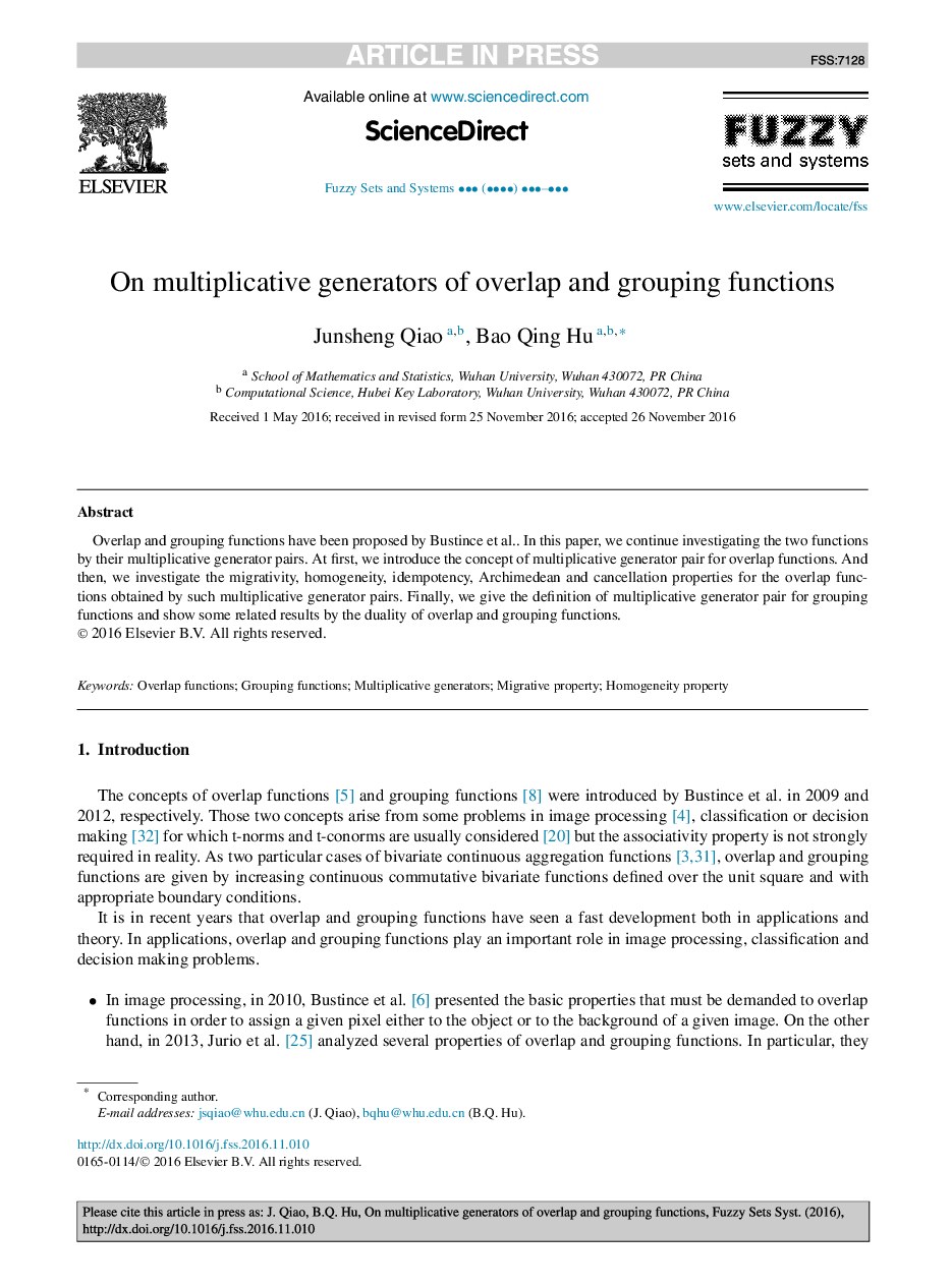 On multiplicative generators of overlap and grouping functions