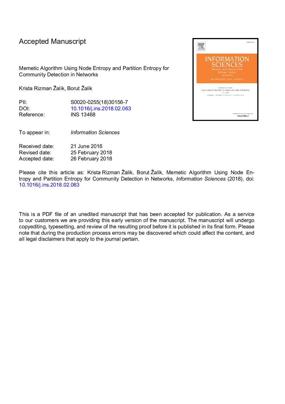 Memetic algorithm using node entropy and partition entropy for community detection in networks