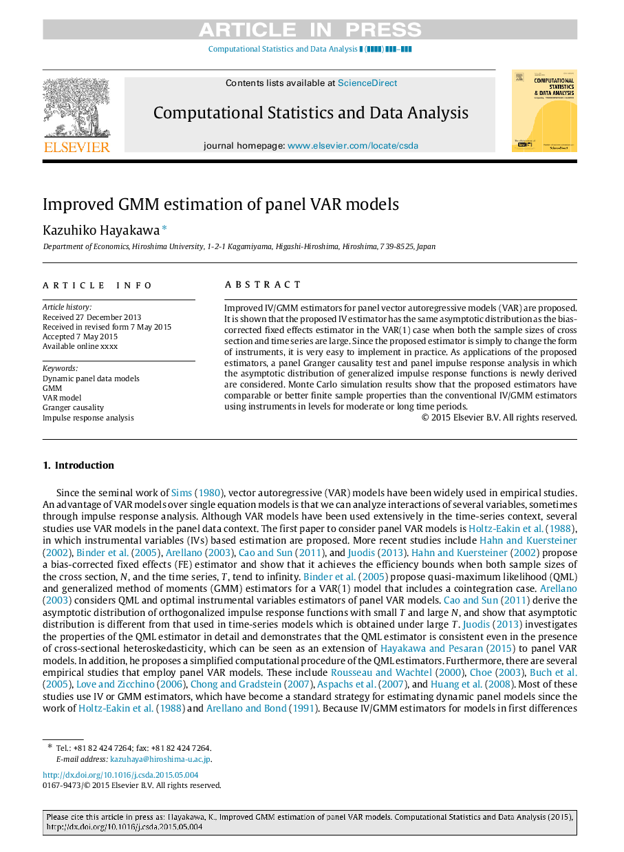 Improved GMM estimation of panel VAR models