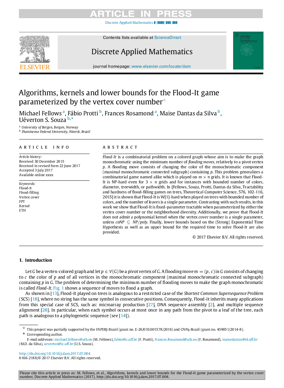 Algorithms, kernels and lower bounds for the Flood-It game parameterized by the vertex cover number