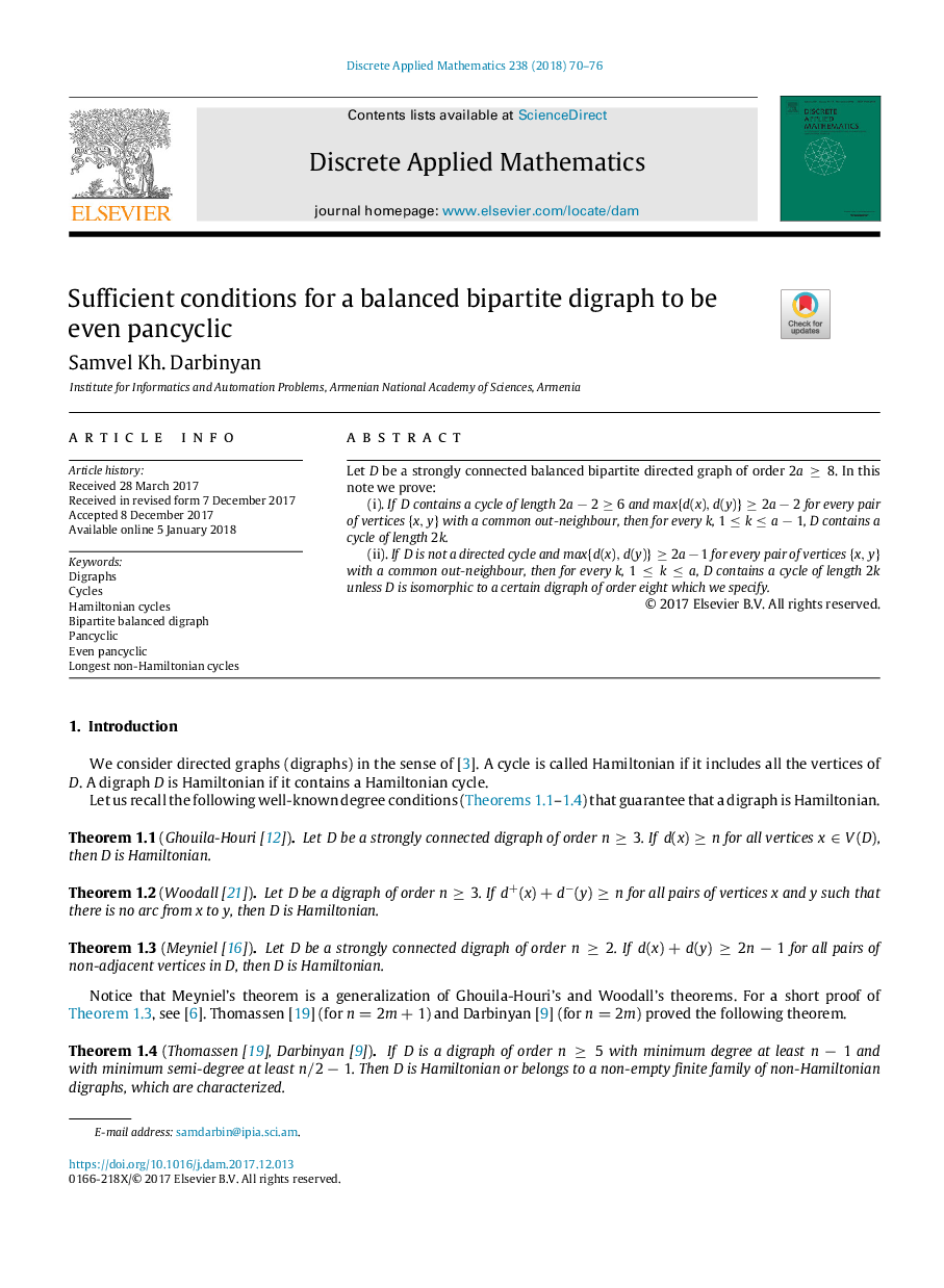 Sufficient conditions for a balanced bipartite digraph to be even pancyclic