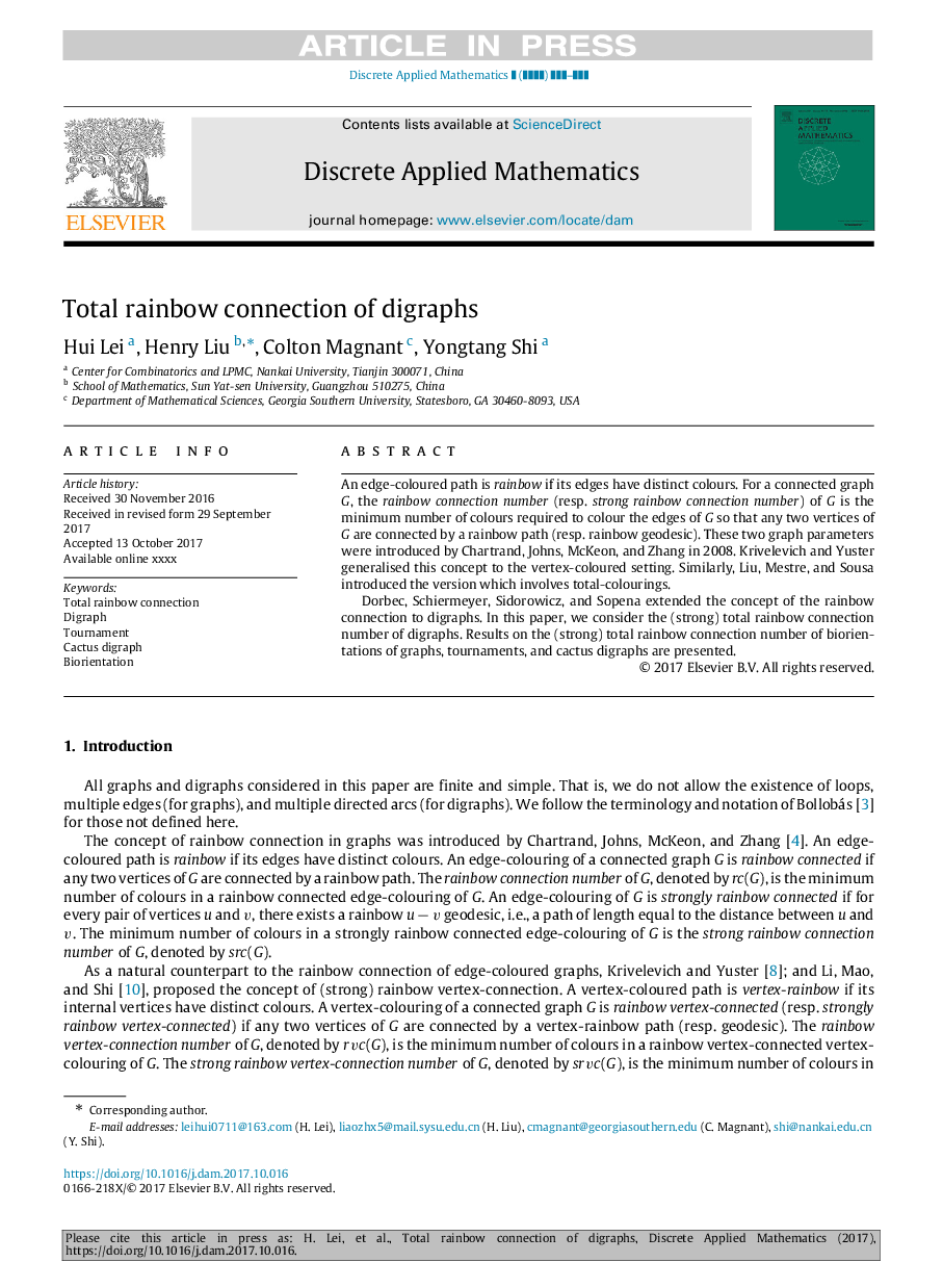 Total rainbow connection of digraphs