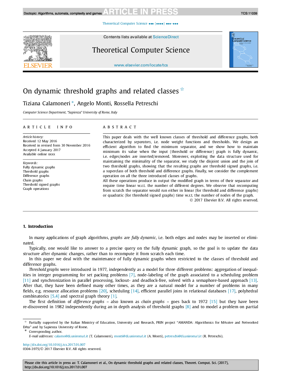 On dynamic threshold graphs and related classes