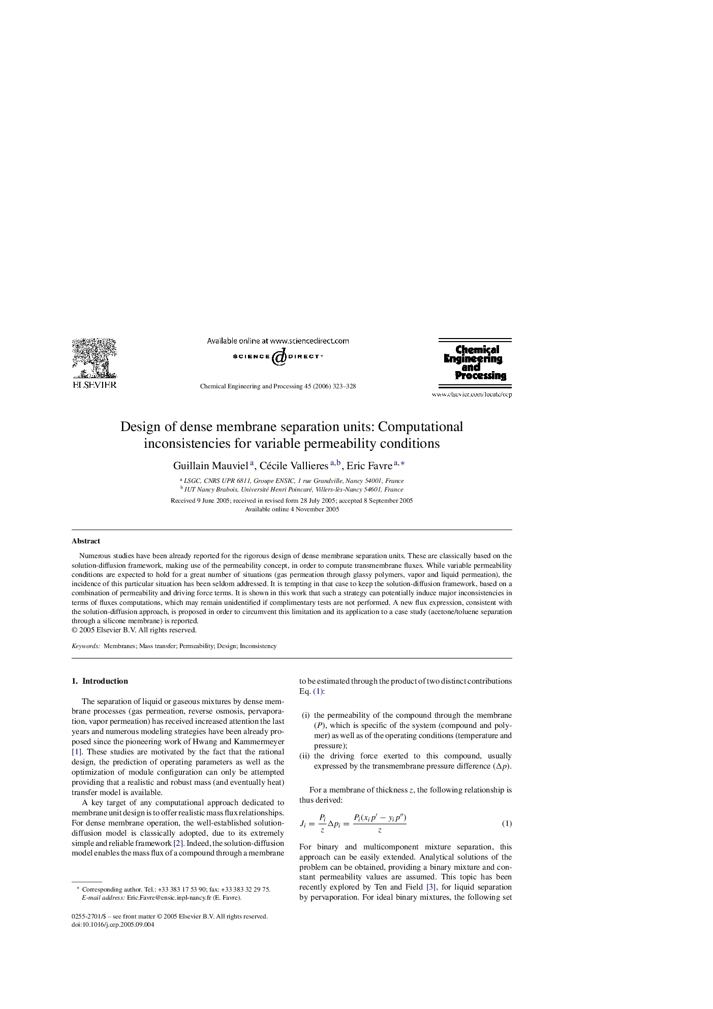 Design of dense membrane separation units: Computational inconsistencies for variable permeability conditions