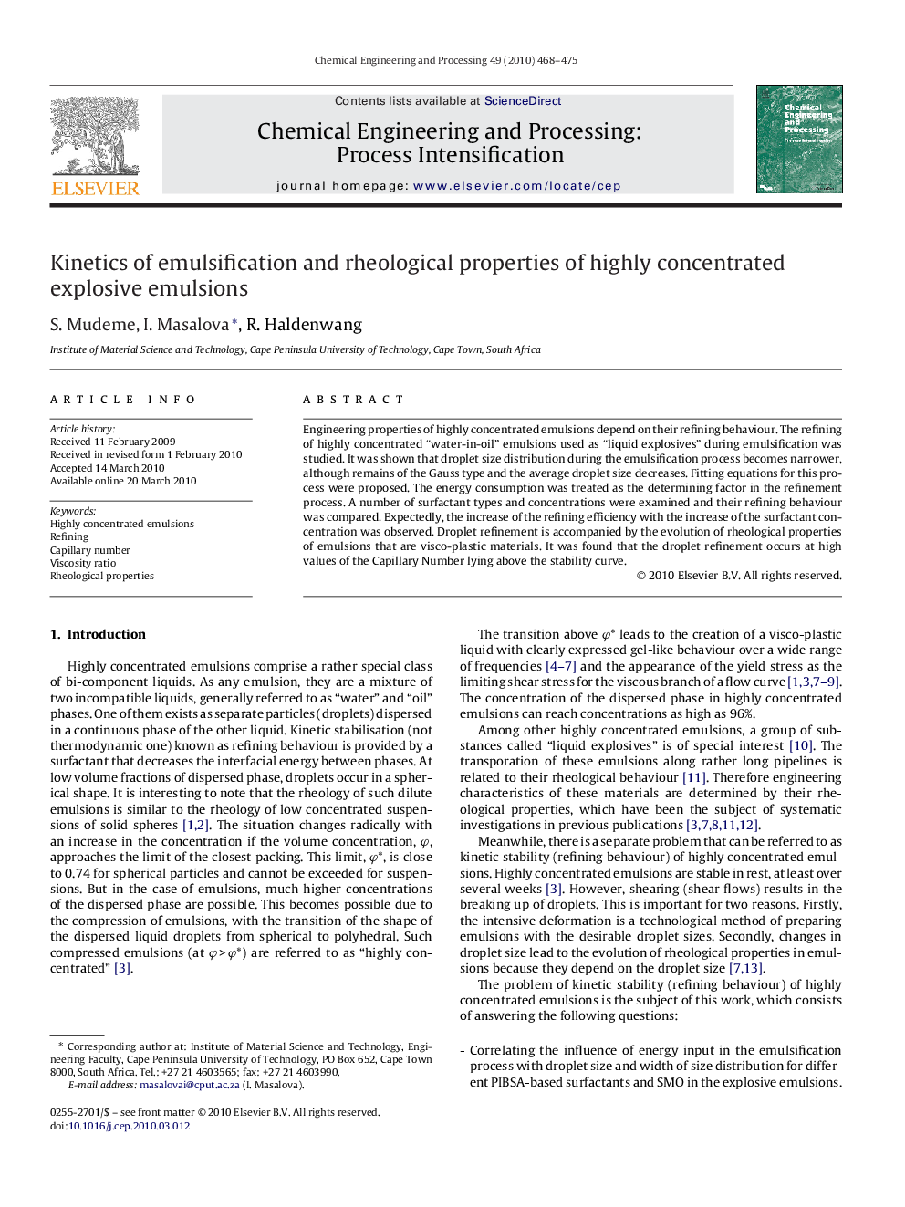 Kinetics of emulsification and rheological properties of highly concentrated explosive emulsions