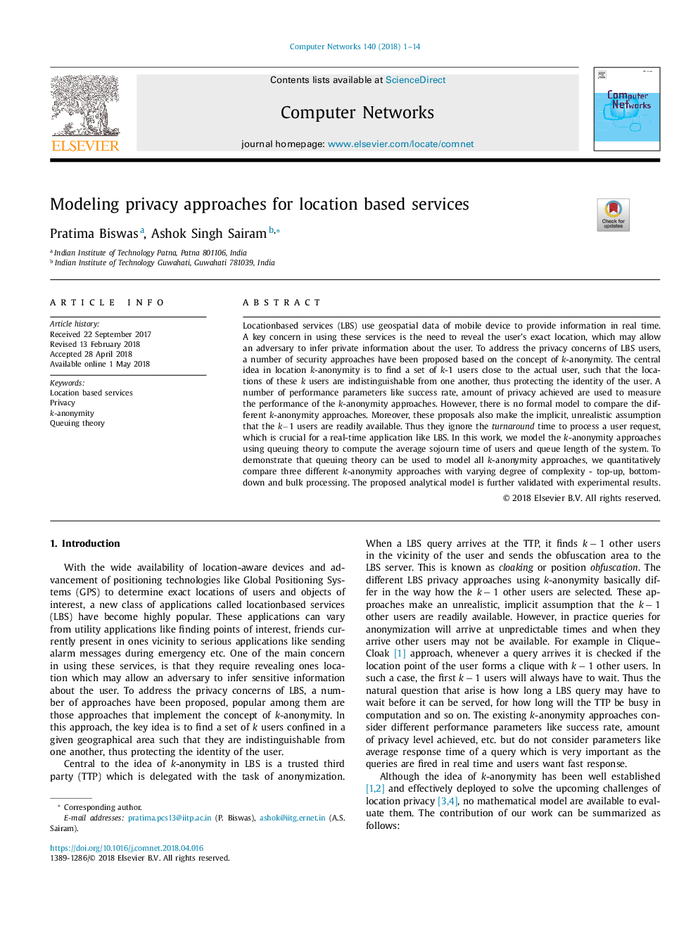 Modeling privacy approaches for location based services