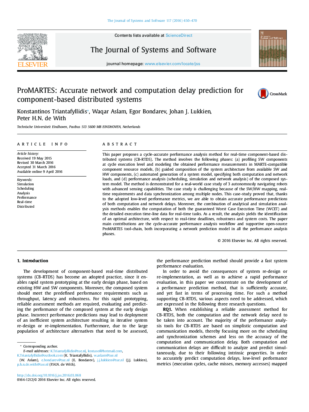 ProMARTES: Accurate network and computation delay prediction for component-based distributed systems