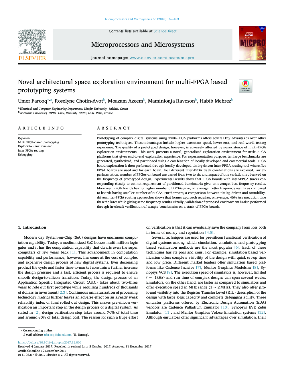 Novel architectural space exploration environment for multi-FPGA based prototyping systems