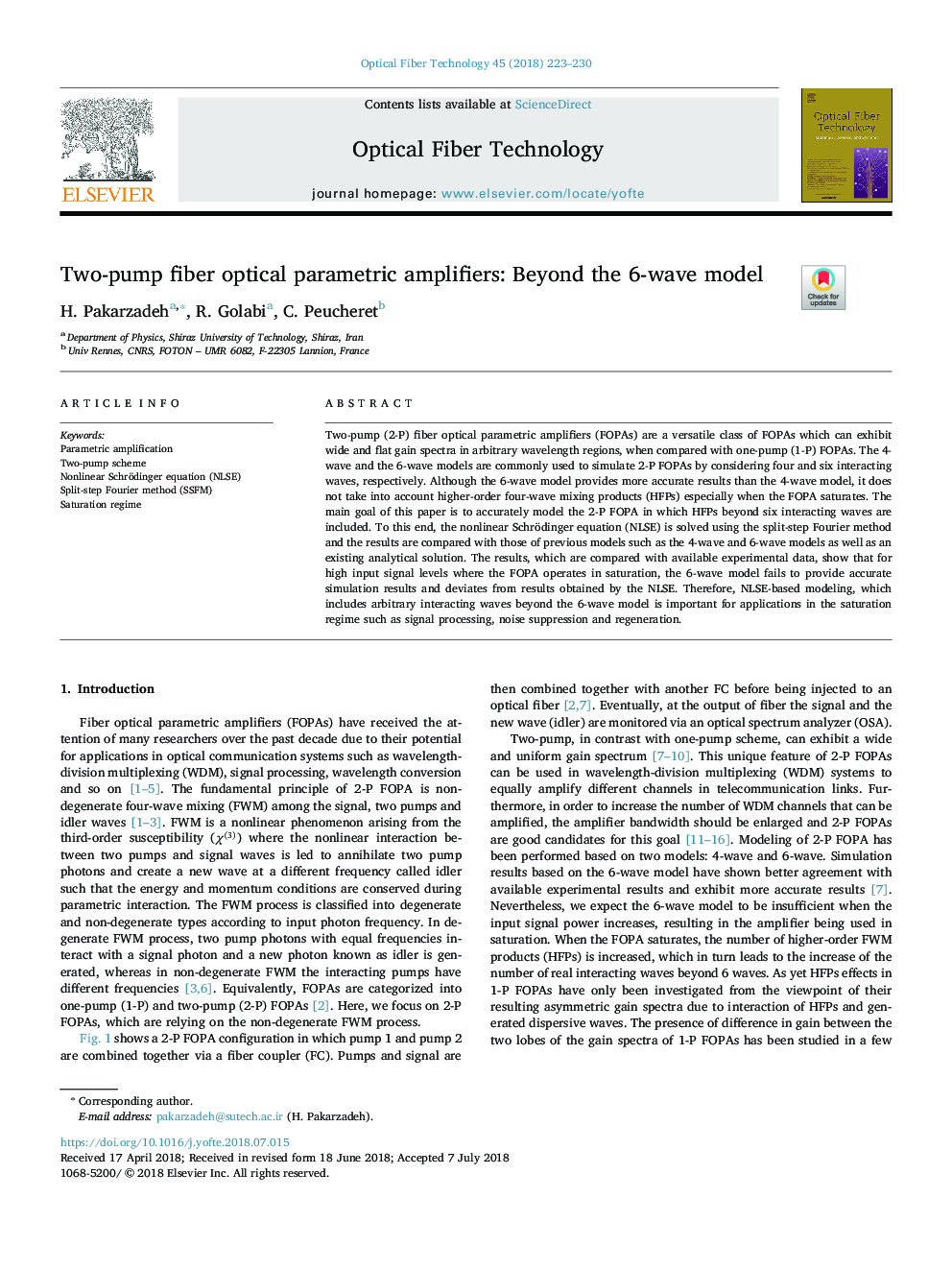 Two-pump fiber optical parametric amplifiers: Beyond the 6-wave model