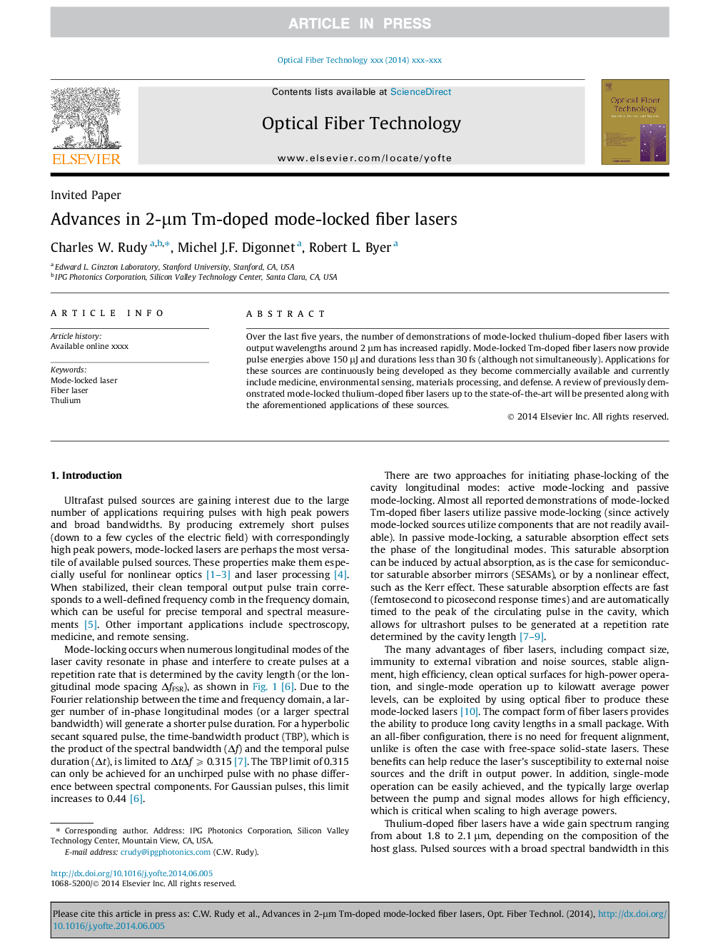 Advances in 2-Î¼m Tm-doped mode-locked fiber lasers