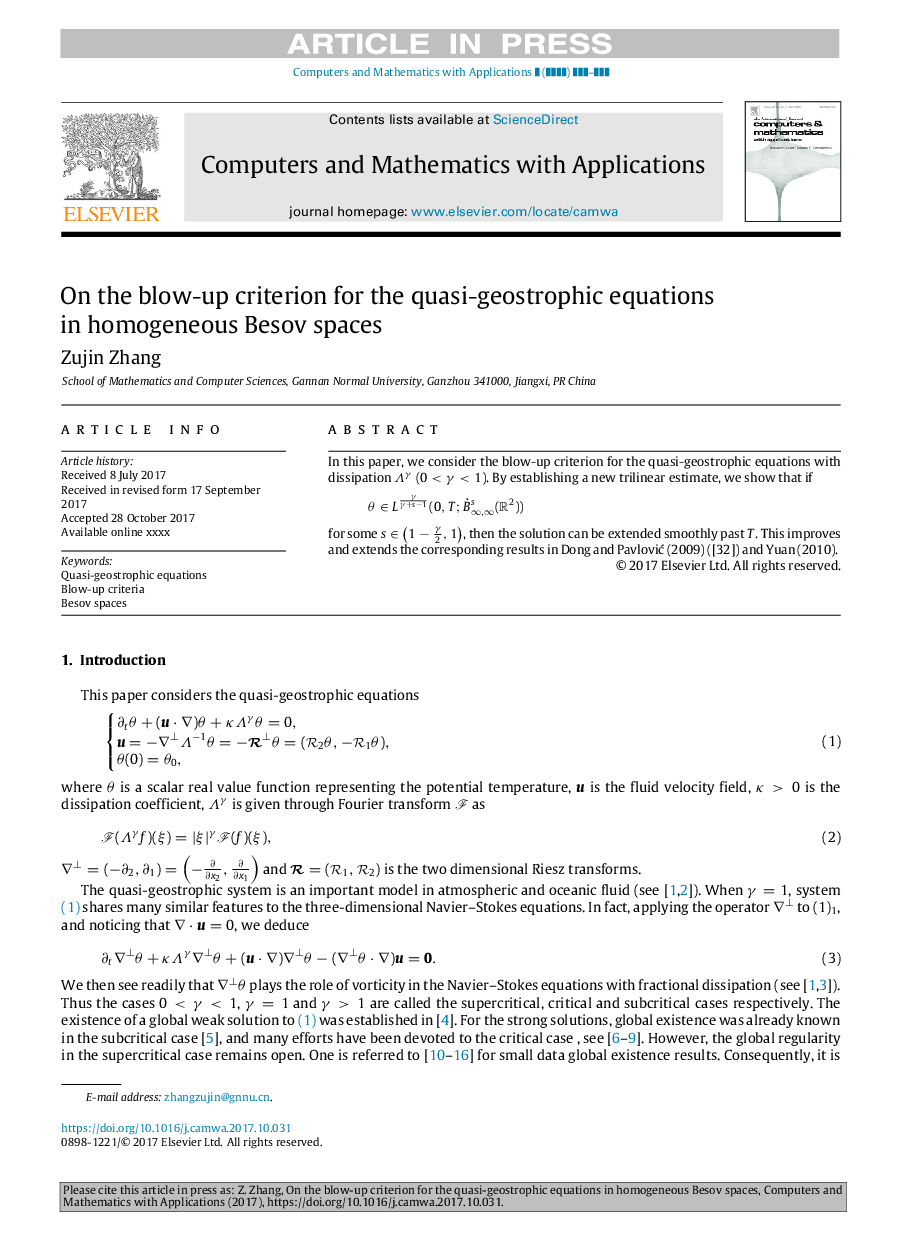 On the blow-up criterion for the quasi-geostrophic equations in homogeneous Besov spaces