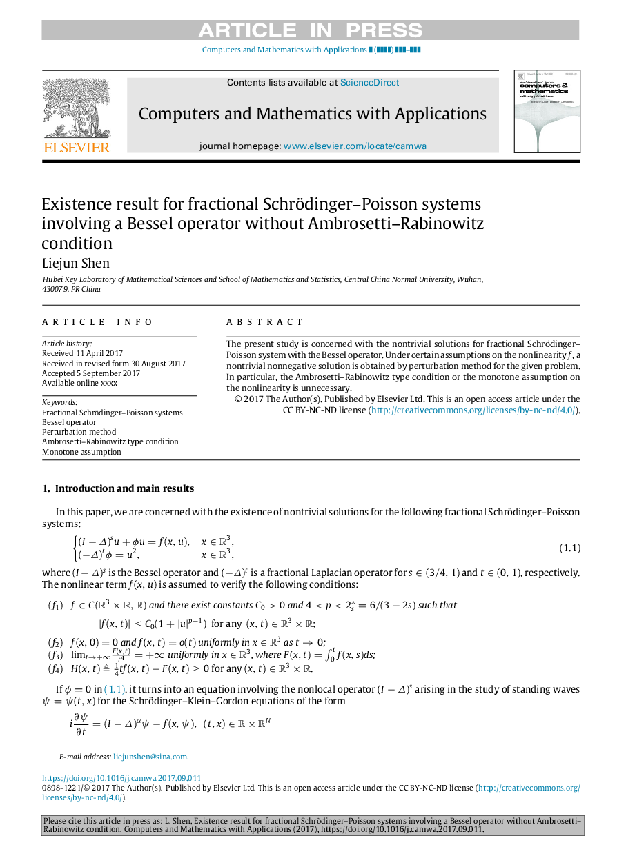 Existence result for fractional Schrödinger-Poisson systems involving a Bessel operator without Ambrosetti-Rabinowitz condition