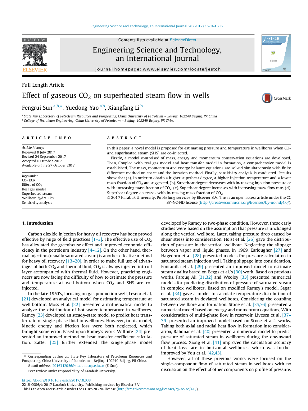 Effect of gaseous CO2 on superheated steam flow in wells