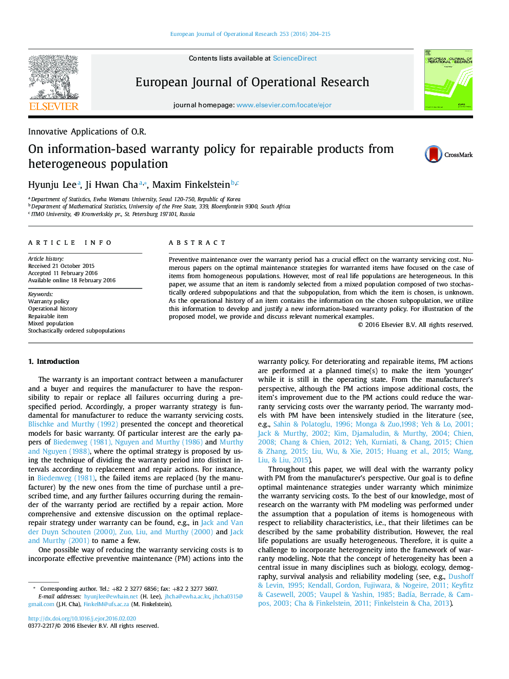 On information-based warranty policy for repairable products from heterogeneous population
