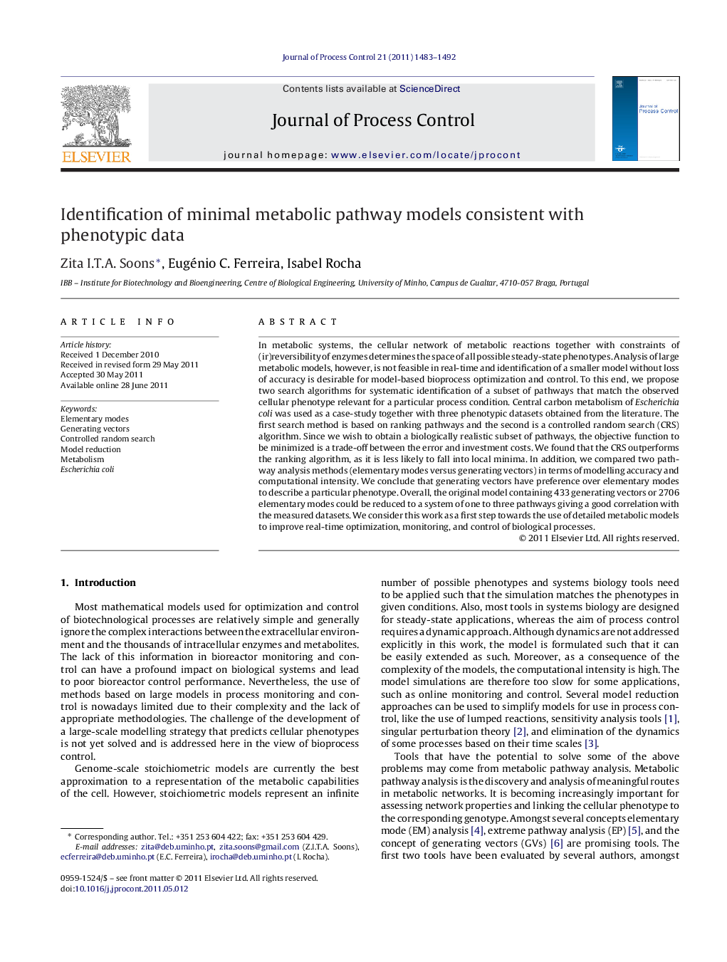 Identification of minimal metabolic pathway models consistent with phenotypic data