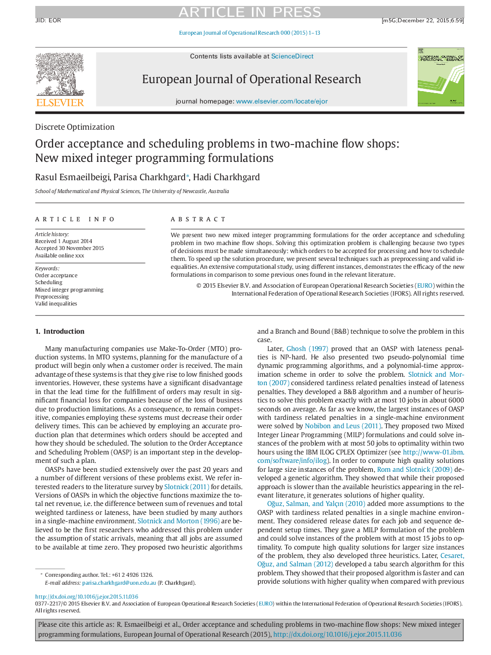 Order acceptance and scheduling problems in two-machine flow shops: New mixed integer programming formulations