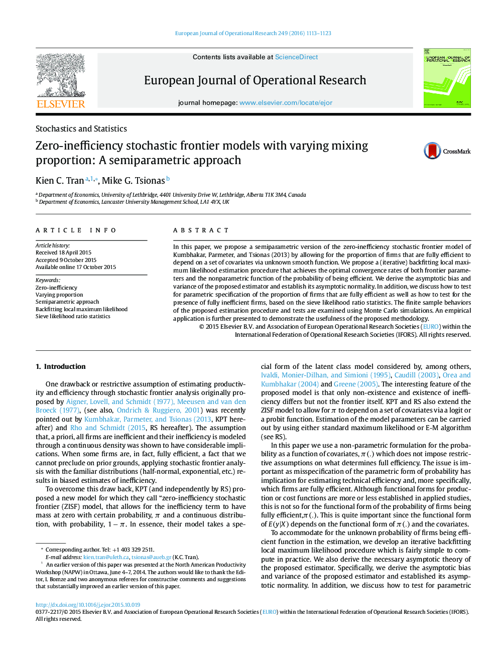 Zero-inefficiency stochastic frontier models with varying mixing proportion: A semiparametric approach