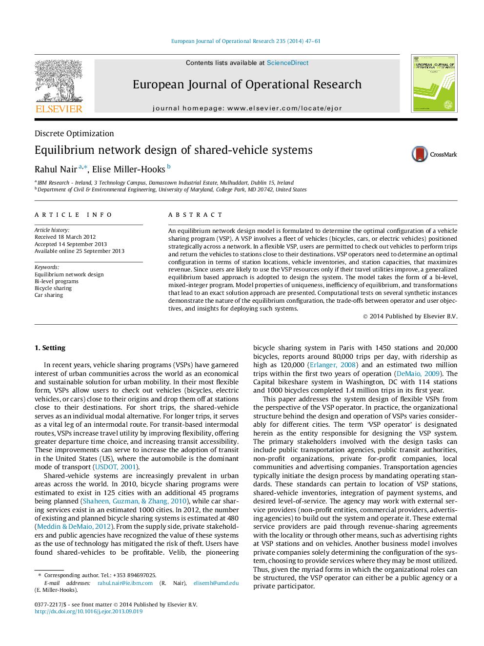 Equilibrium network design of shared-vehicle systems