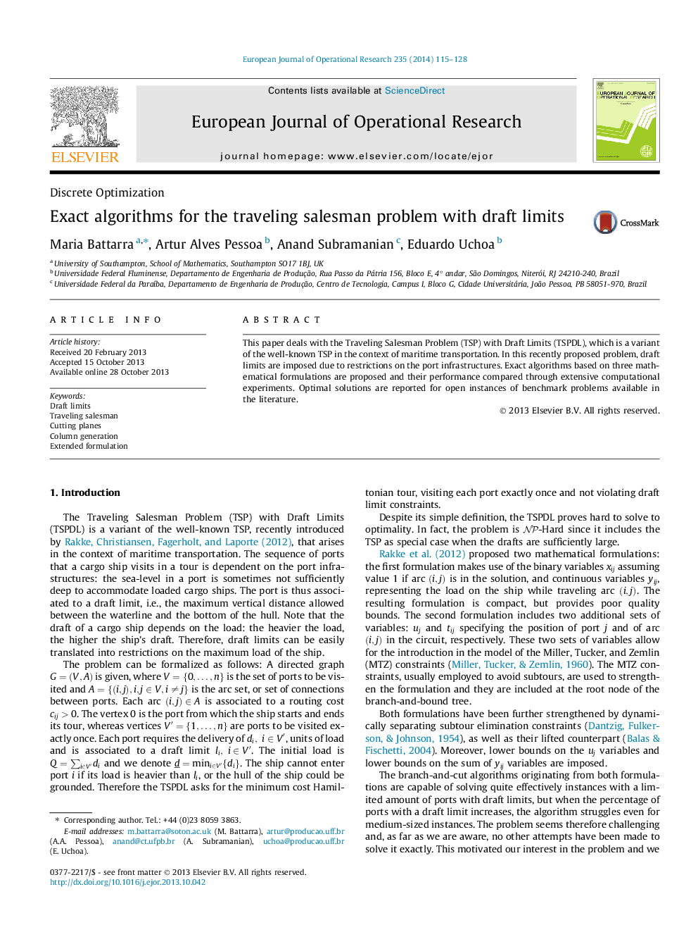 Exact algorithms for the traveling salesman problem with draft limits