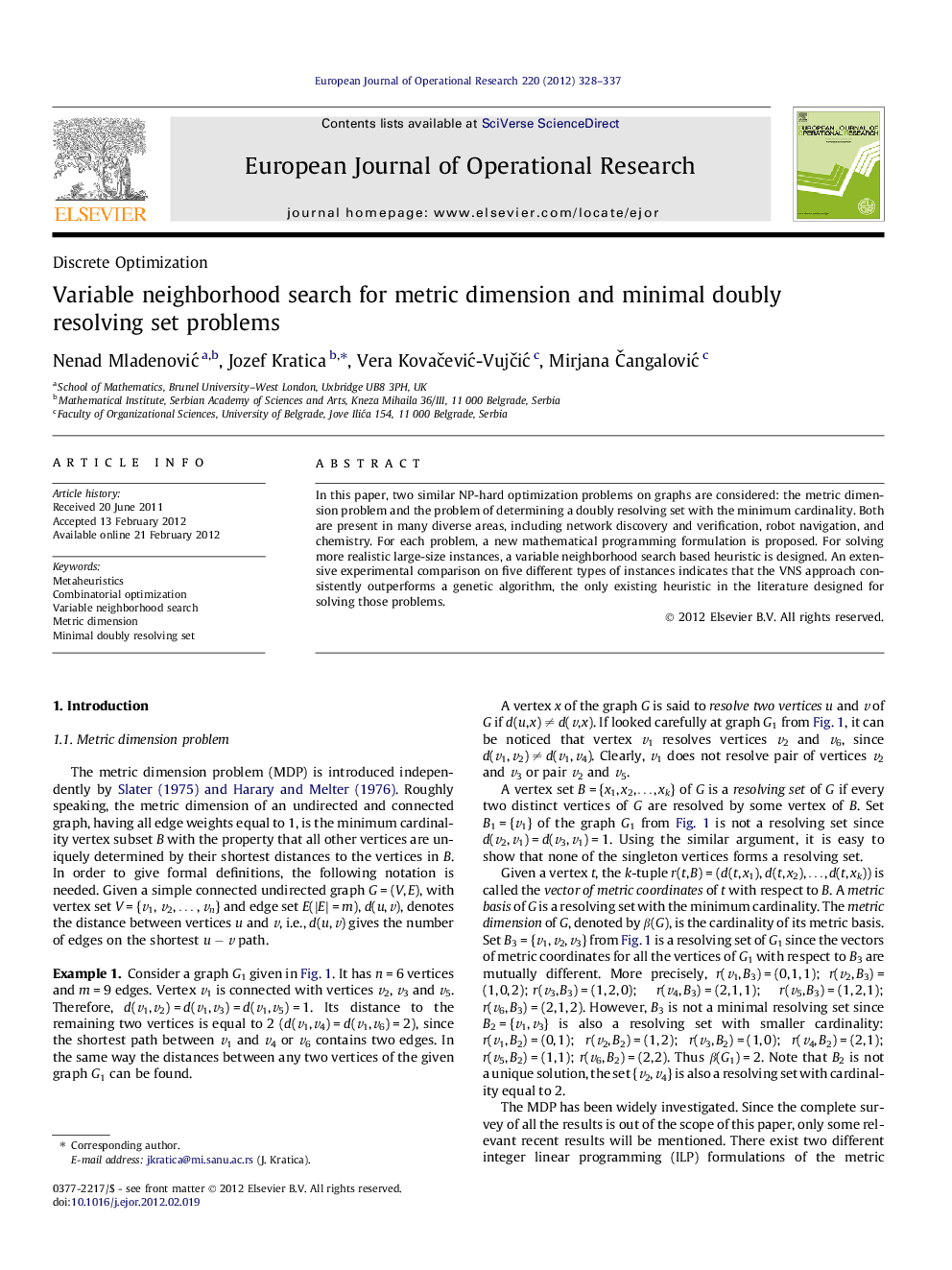 Variable neighborhood search for metric dimension and minimal doubly resolving set problems