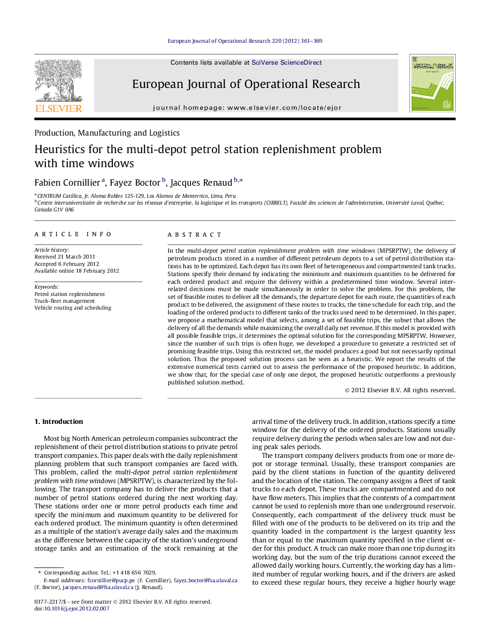 Heuristics for the multi-depot petrol station replenishment problem with time windows