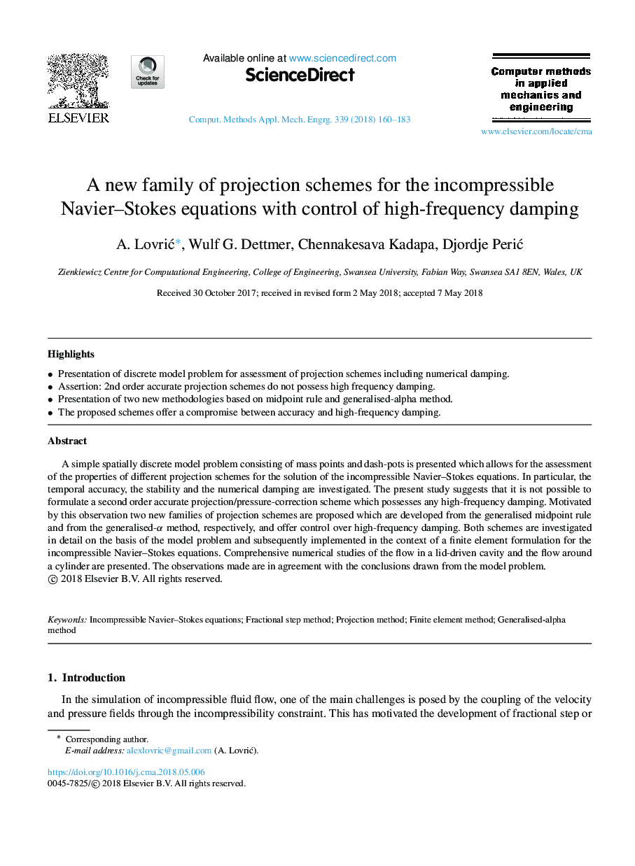 A new family of projection schemes for the incompressible Navier-Stokes equations with control of high-frequency damping