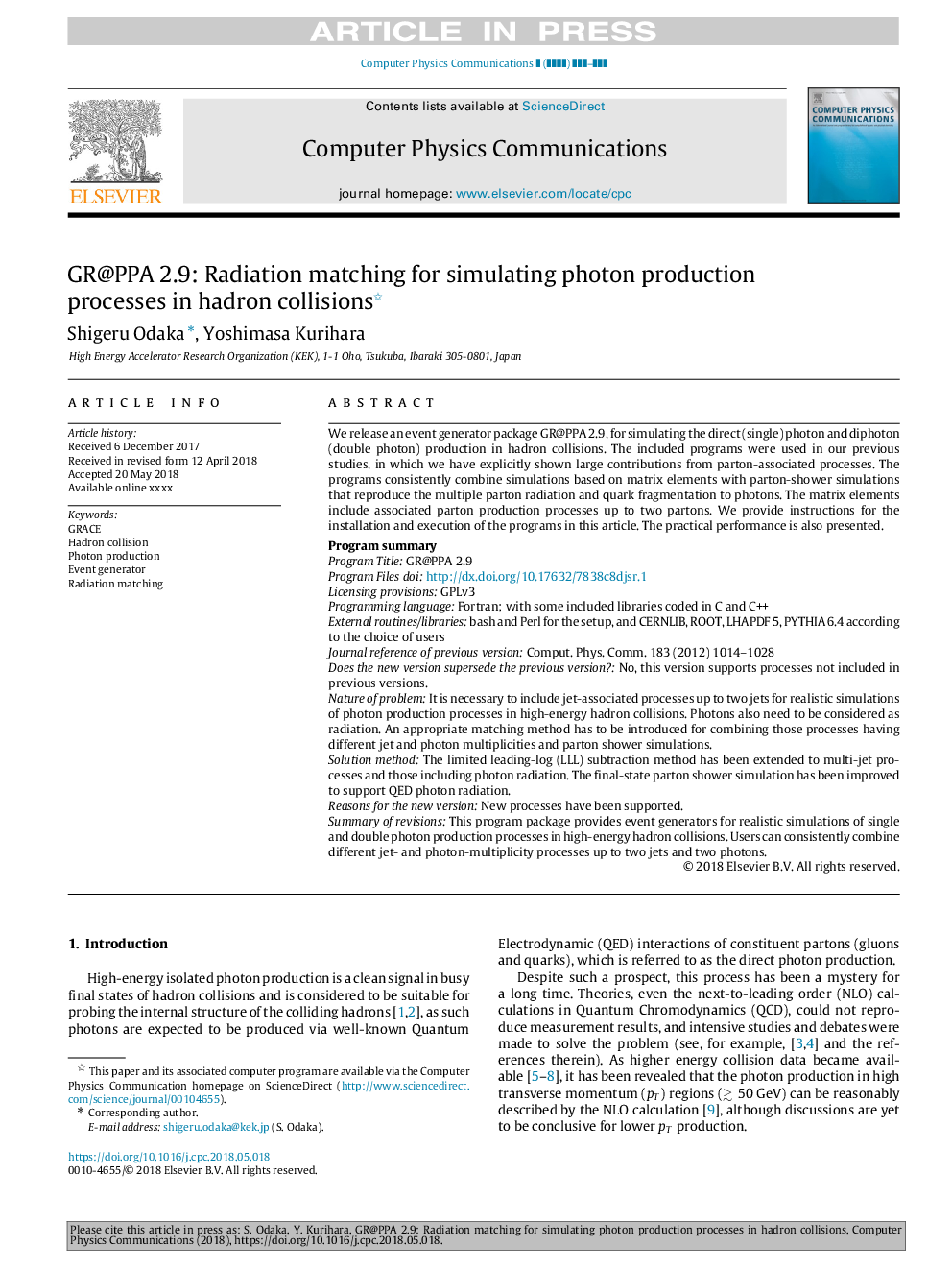 GR@PPA 2.9: Radiation matching for simulating photon production processes in hadron collisions