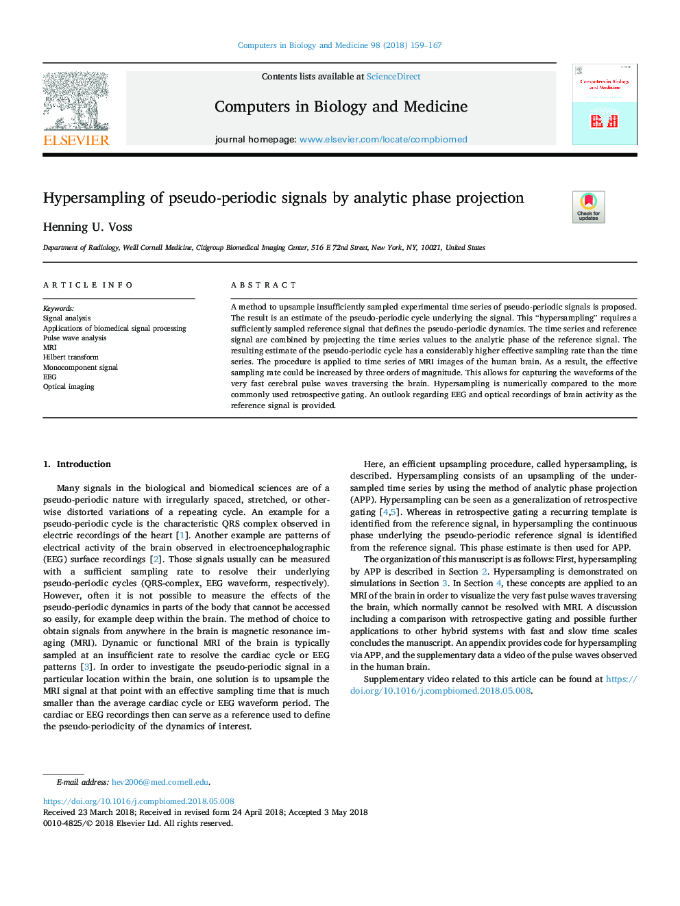 Hypersampling of pseudo-periodic signals by analytic phase projection