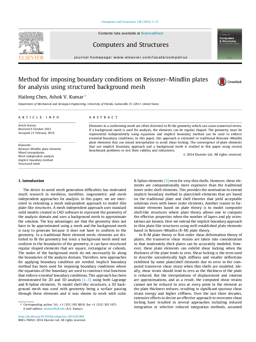 روش برای اعمال شرایط مرزی بر روی صفحات ریسنر-مندلین برای تجزیه و تحلیل با استفاده از مش بافت ساختار یافته 