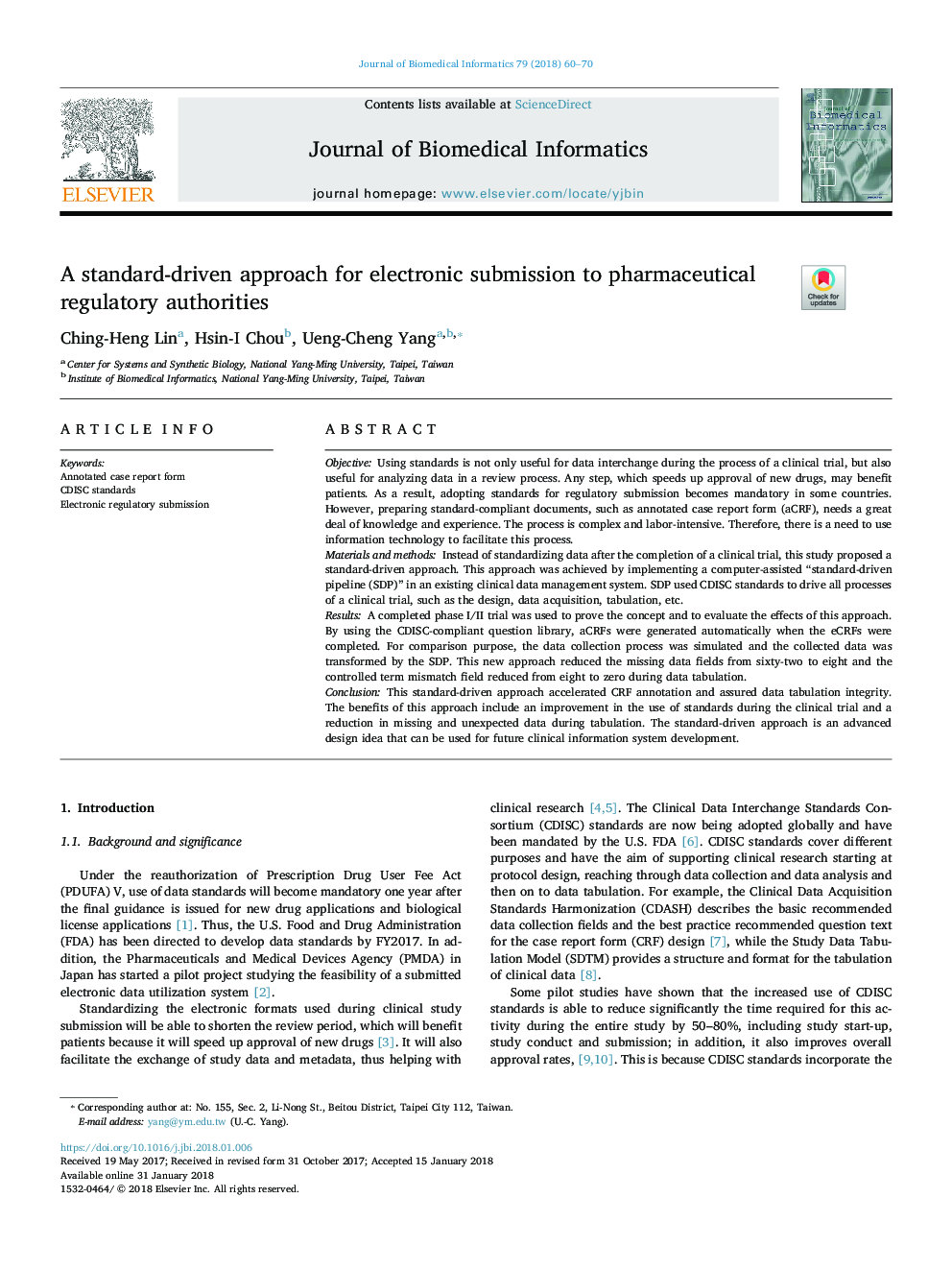 A standard-driven approach for electronic submission to pharmaceutical regulatory authorities