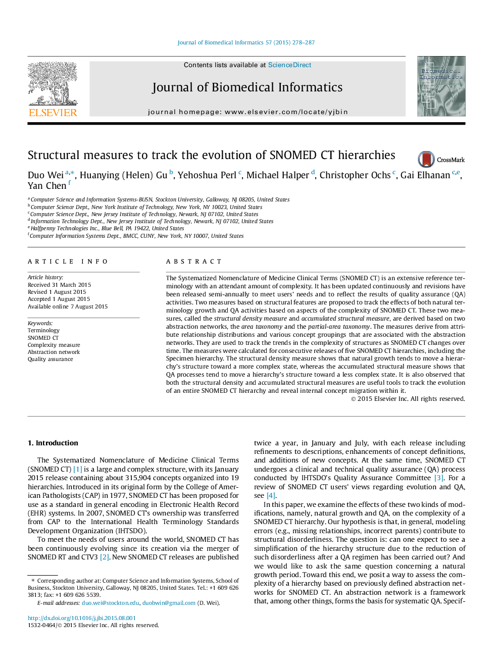 Structural measures to track the evolution of SNOMED CT hierarchies