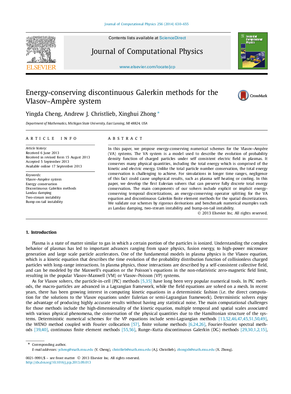 Energy-conserving discontinuous Galerkin methods for the Vlasov-AmpÃ¨re system