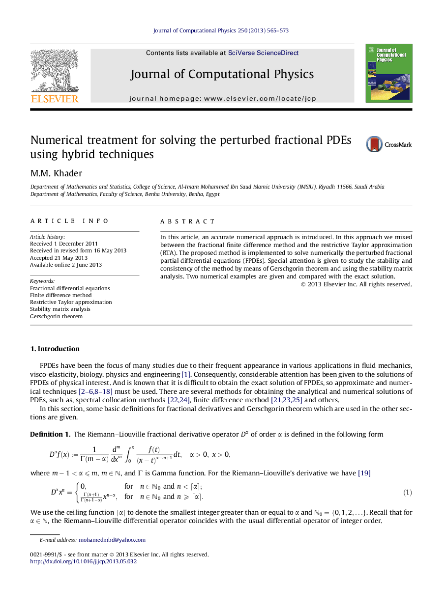 Numerical treatment for solving the perturbed fractional PDEs using hybrid techniques