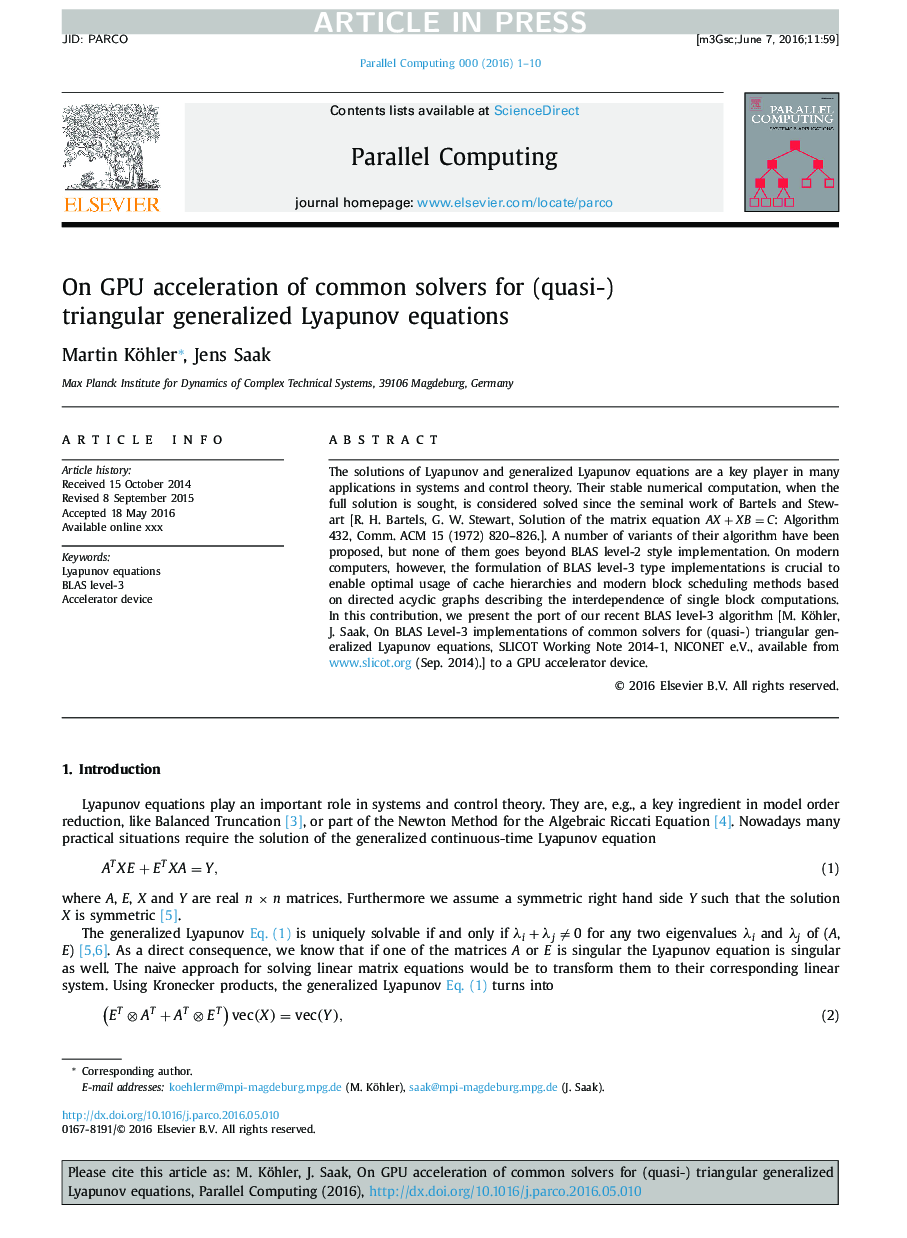 On GPU acceleration of common solvers for (quasi-) triangular generalized Lyapunov equations