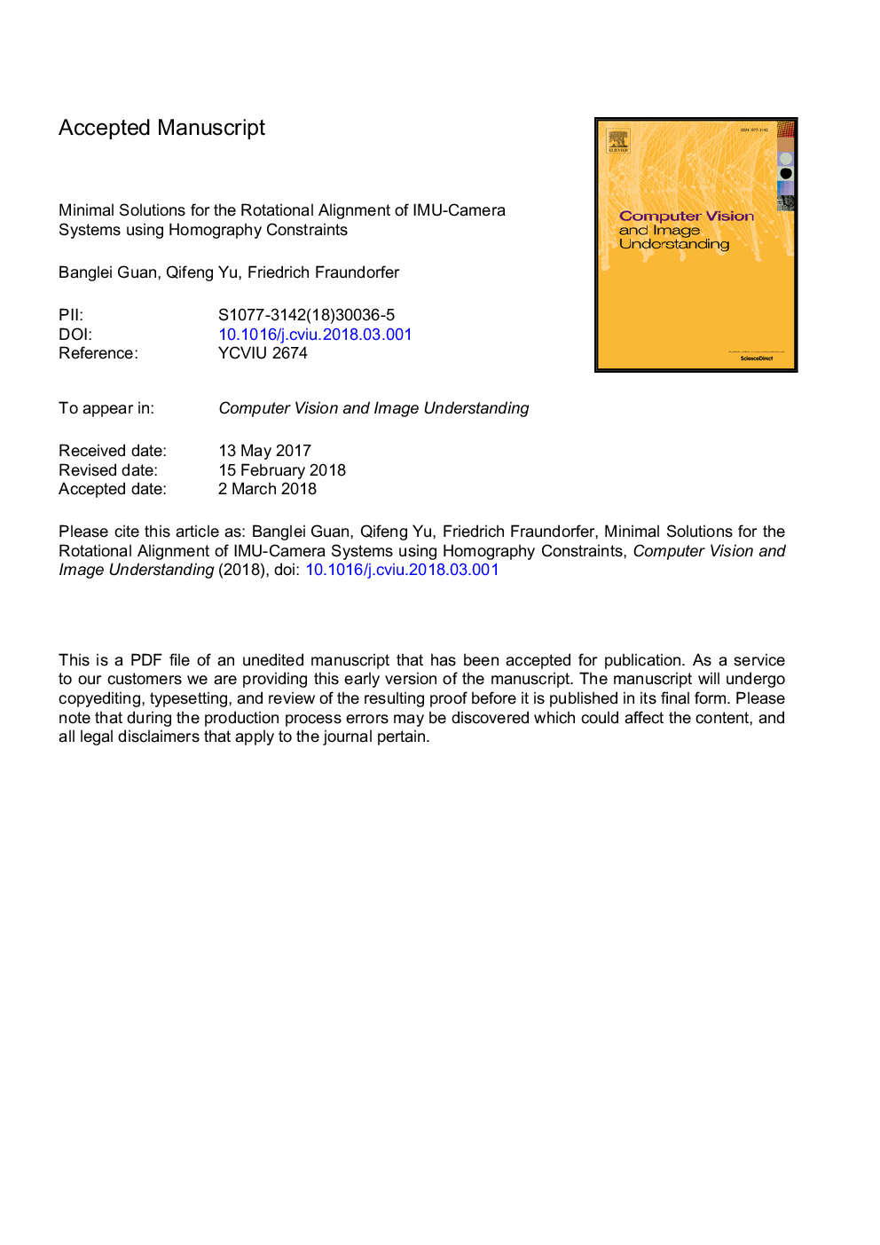 Minimal solutions for the rotational alignment of IMU-camera systems using homography constraints