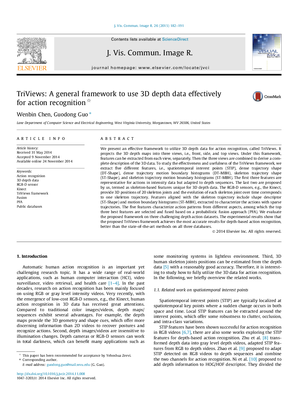 TriViews: A general framework to use 3D depth data effectively for action recognition