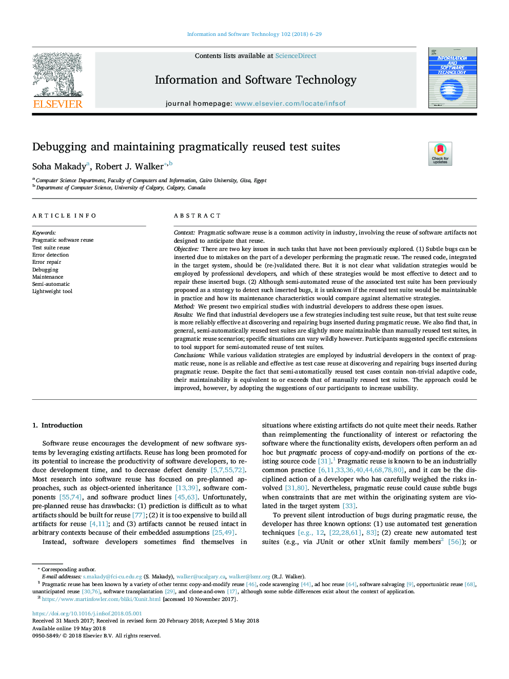 Debugging and maintaining pragmatically reused test suites