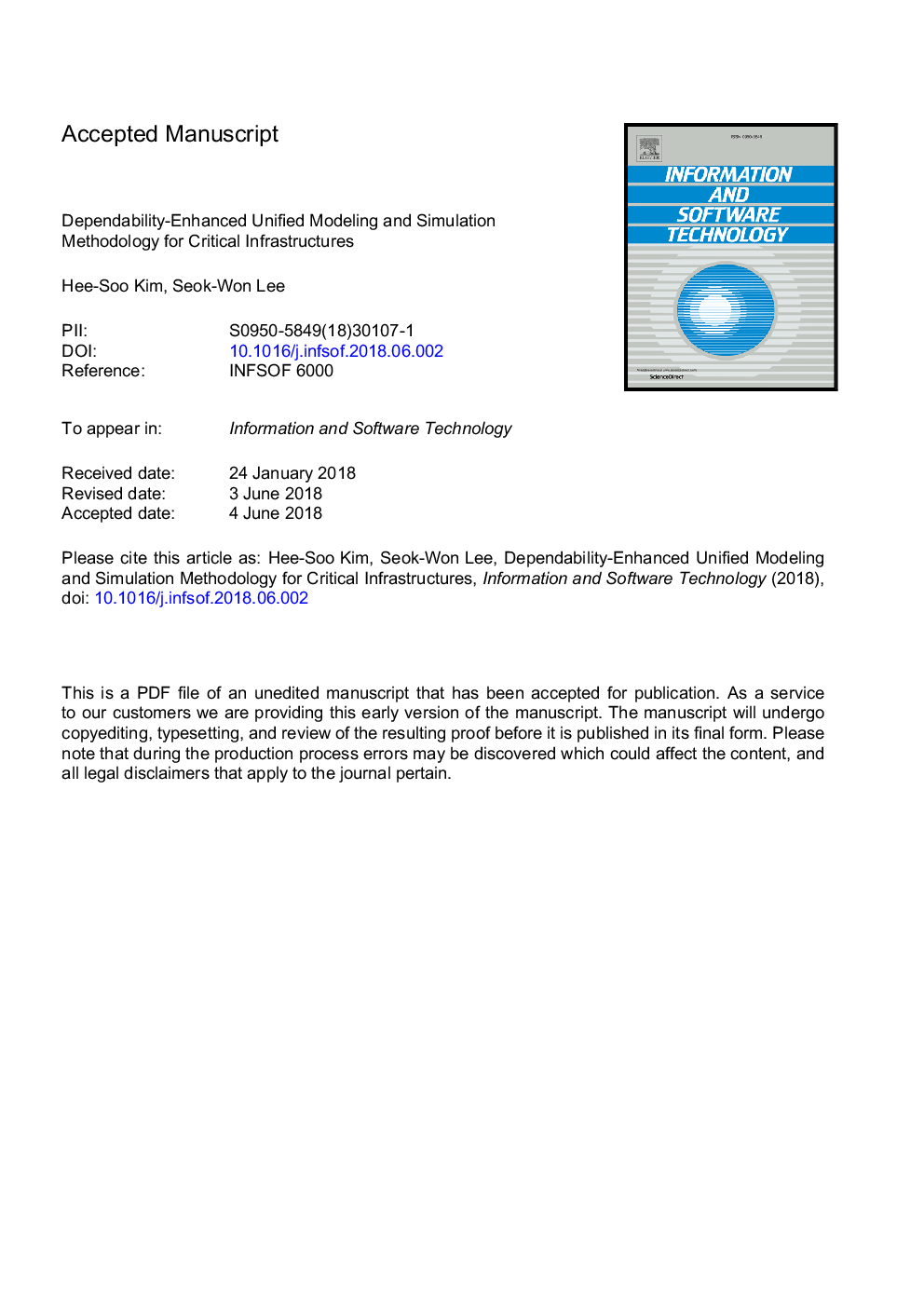 Dependability-enhanced unified modeling and simulation methodology for Critical Infrastructures