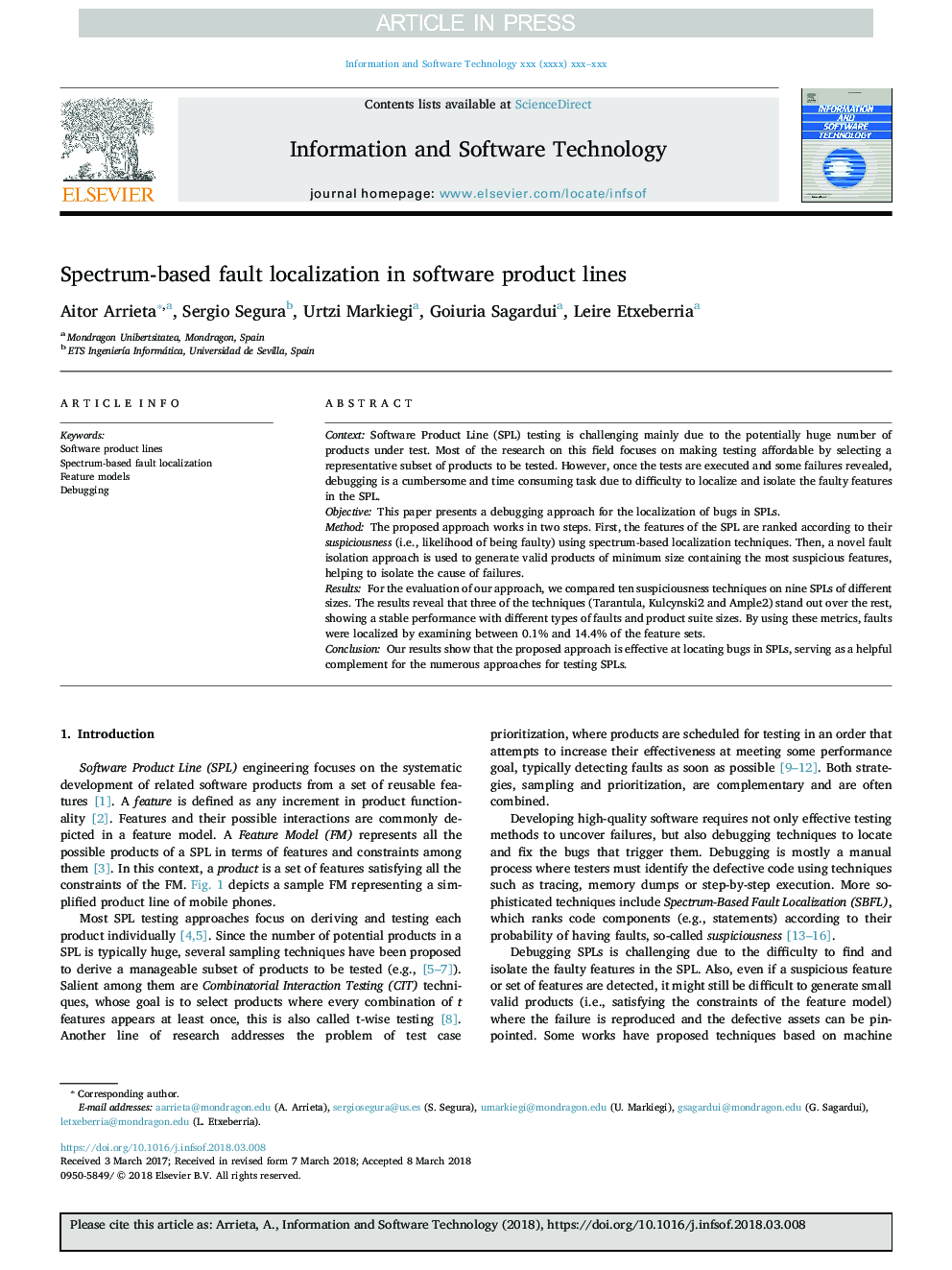 Spectrum-based fault localization in software product lines