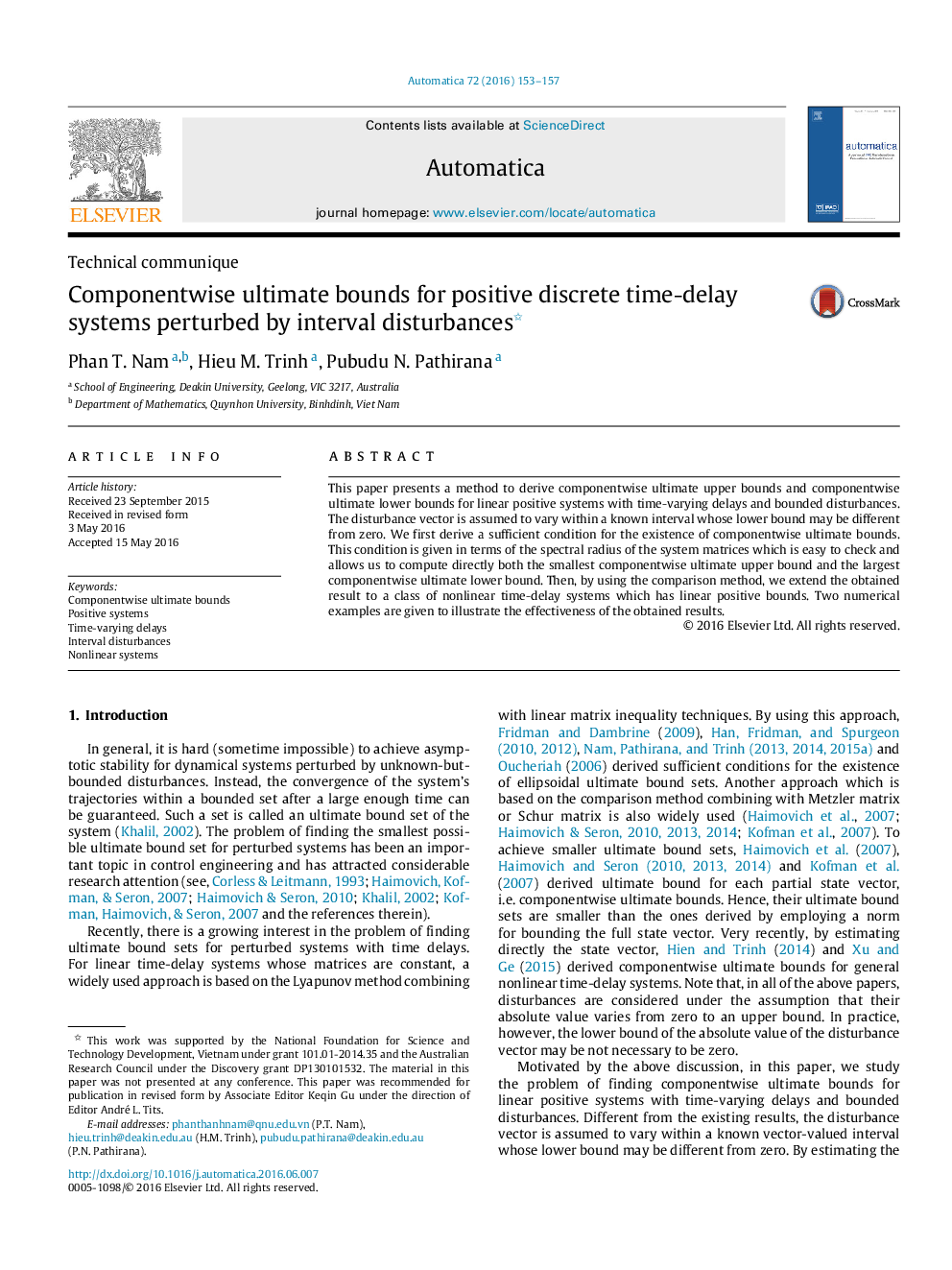 Componentwise ultimate bounds for positive discrete time-delay systems perturbed by interval disturbances 