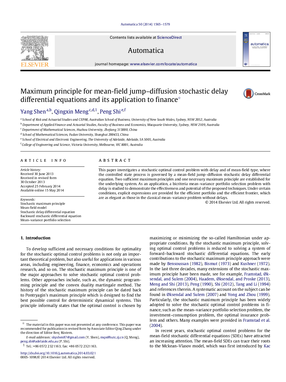 Maximum principle for mean-field jump–diffusion stochastic delay differential equations and its application to finance 