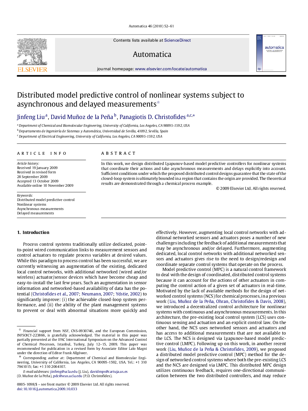 Distributed model predictive control of nonlinear systems subject to asynchronous and delayed measurements 